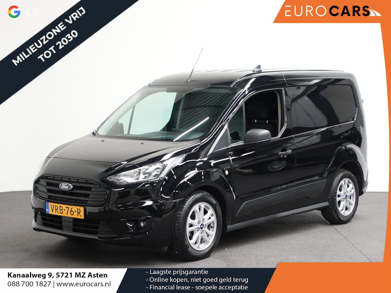 Ford Transit Connect - 1.5 EcoBlue L1 Trend Aut. Navi Airco PDC A Cruise Control 3Zits Camera DAB+ - AutoWereld.nl