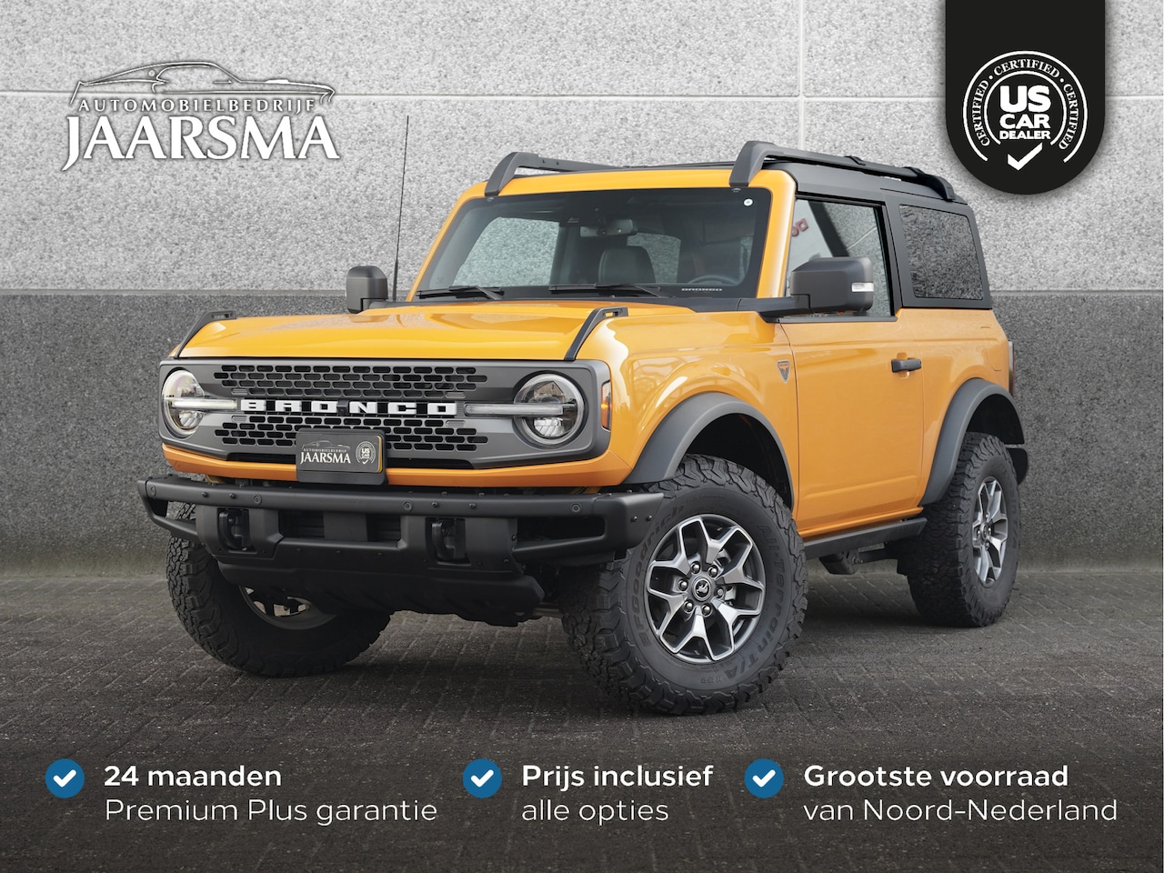 Ford Bronco - Badlands 2.3L EcoBoost |Grijs kenteken |Adaptive cruise |Bang&Olufsen | - AutoWereld.nl