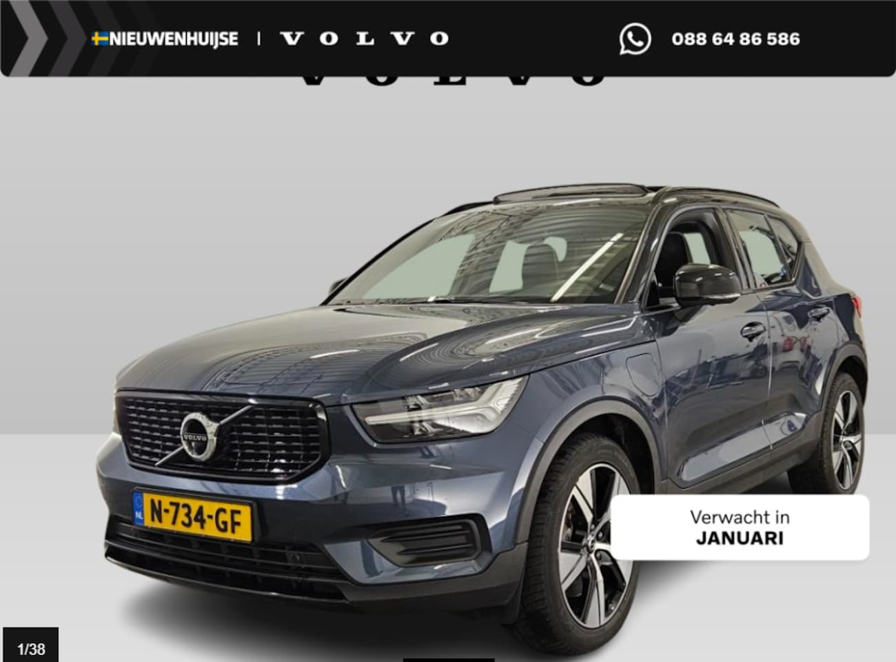 Volvo XC40 - 1.5 T5 Recharge R-Design | 360° Camera | Harman/Kardon | Stoel/stuur verwarming | Adaptiev - AutoWereld.nl