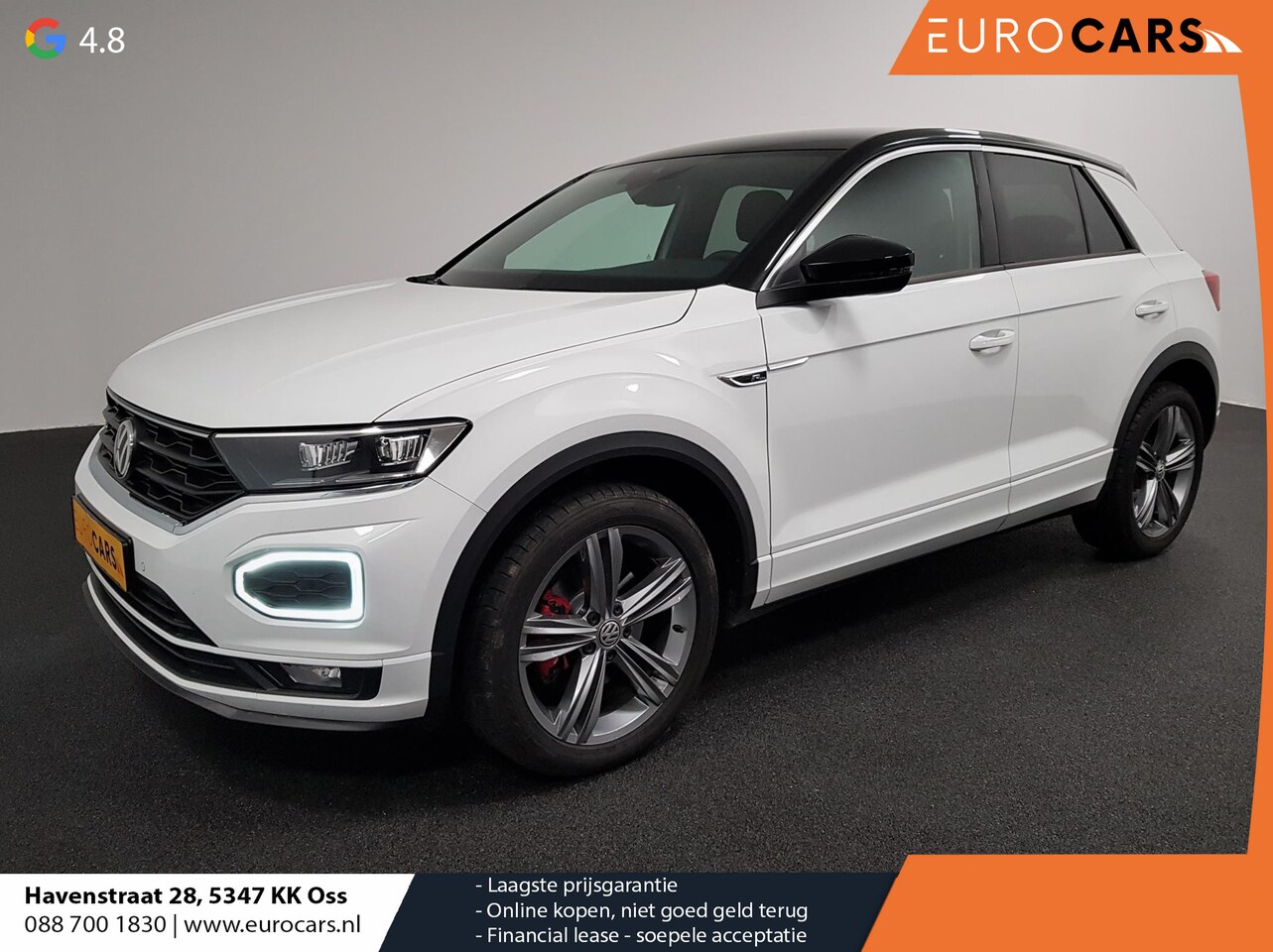 Volkswagen T-Roc - 1.5 TSI Sport R-Line | Navigatie | Virtual Cockpit | Climate Control | DAB | Electrische A - AutoWereld.nl