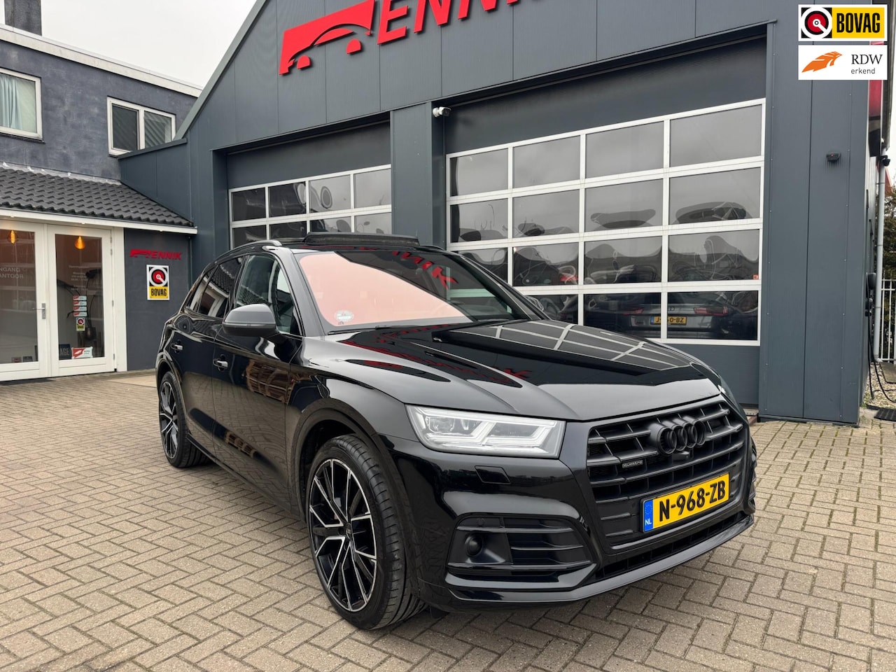 Audi Q5 - 55 TFSI e quattro Competition S-Line 367PK / Pano/ HUD / Airsusp. / 360Cam / Carbon / B&O - AutoWereld.nl