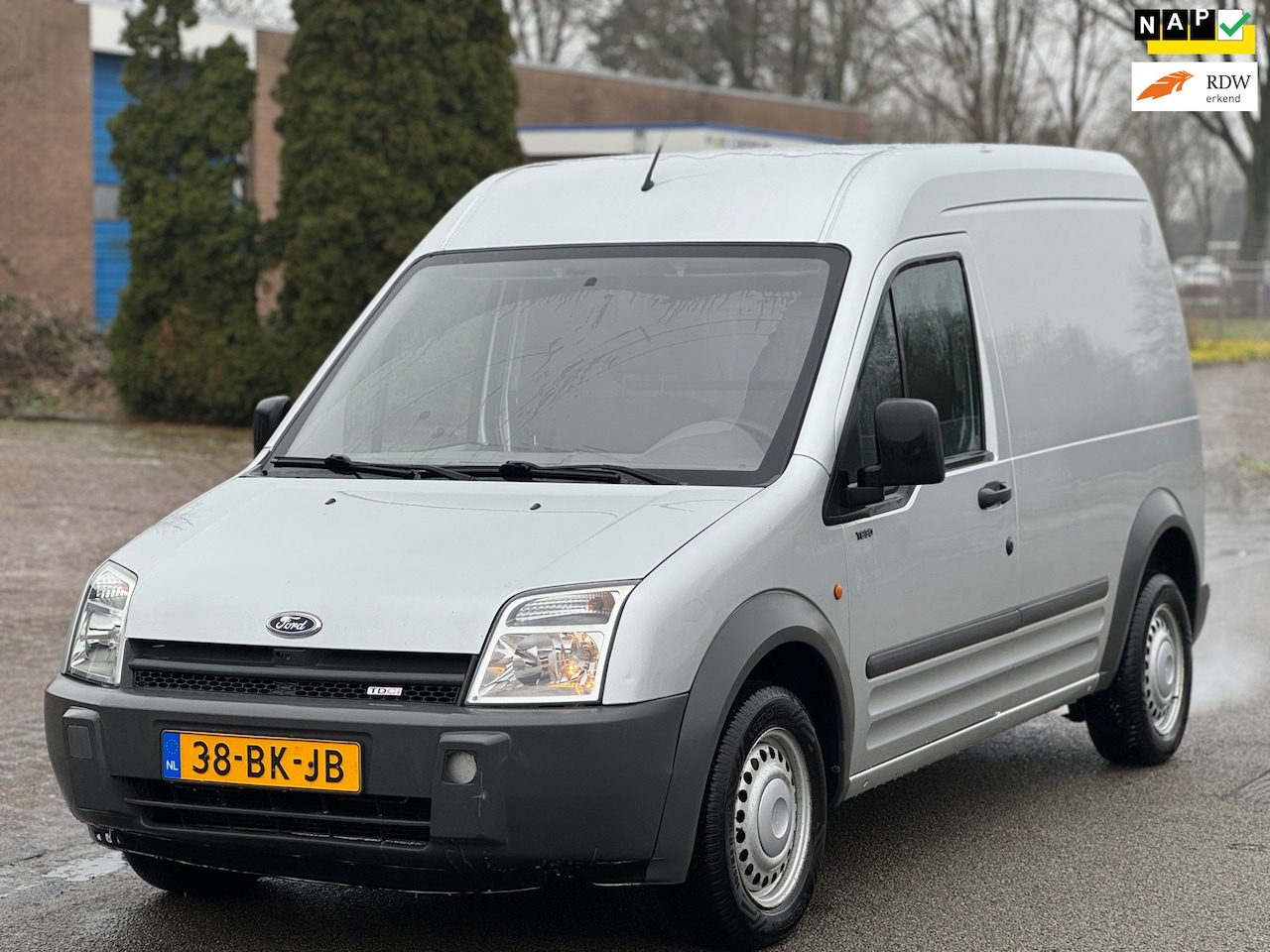 Ford Transit Connect - T230L 1.8 TDCi Airco,Netjes,Grijs - AutoWereld.nl