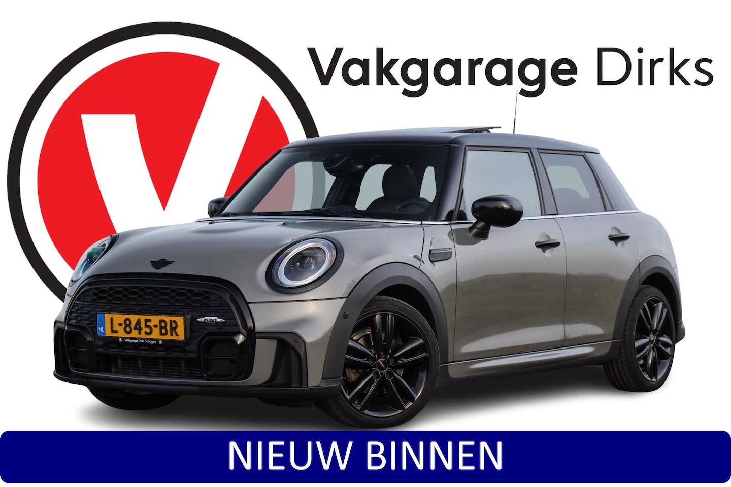 MINI Cooper - 1.5 Aut-7 John Cooper Works ✅ Pano ✅ ACC ✅ Stuurverwarming - AutoWereld.nl