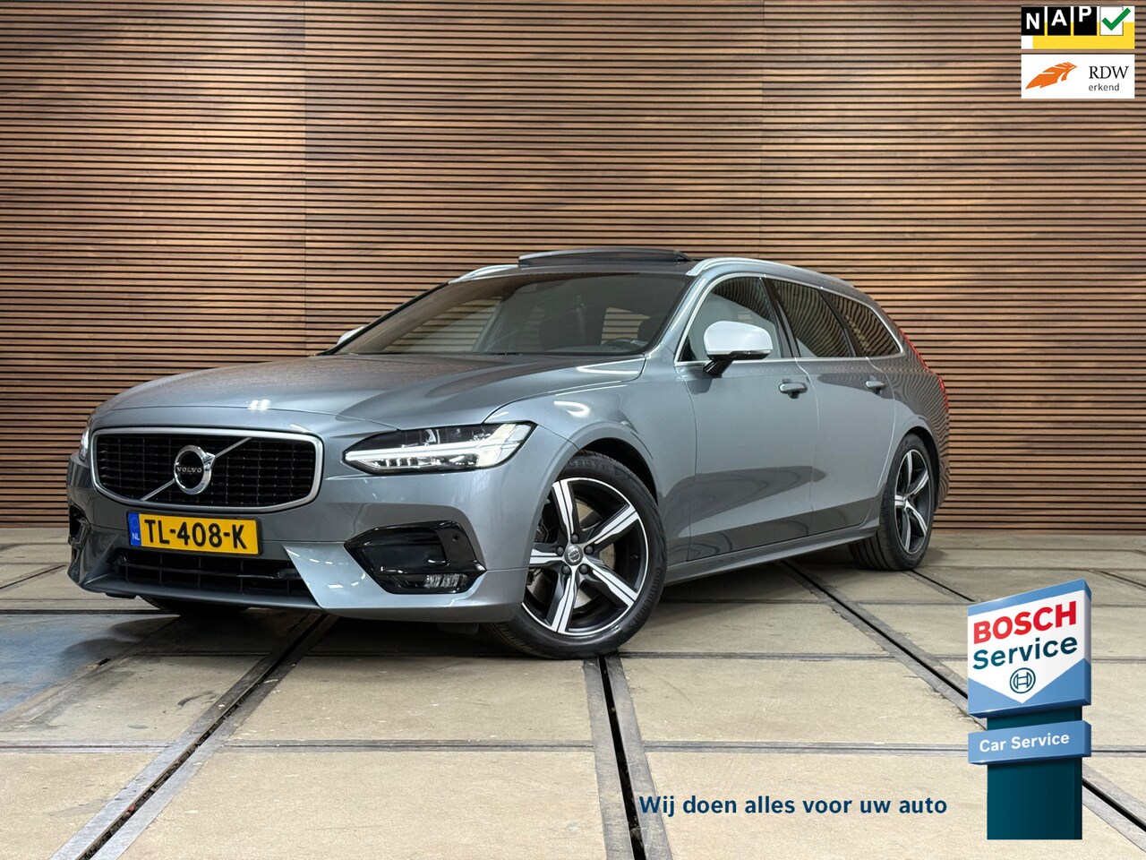 Volvo V90 - 2.0 T4 R-Design | Pano | HUD | Harman/Kardon | Leer | Memory | Camera - AutoWereld.nl