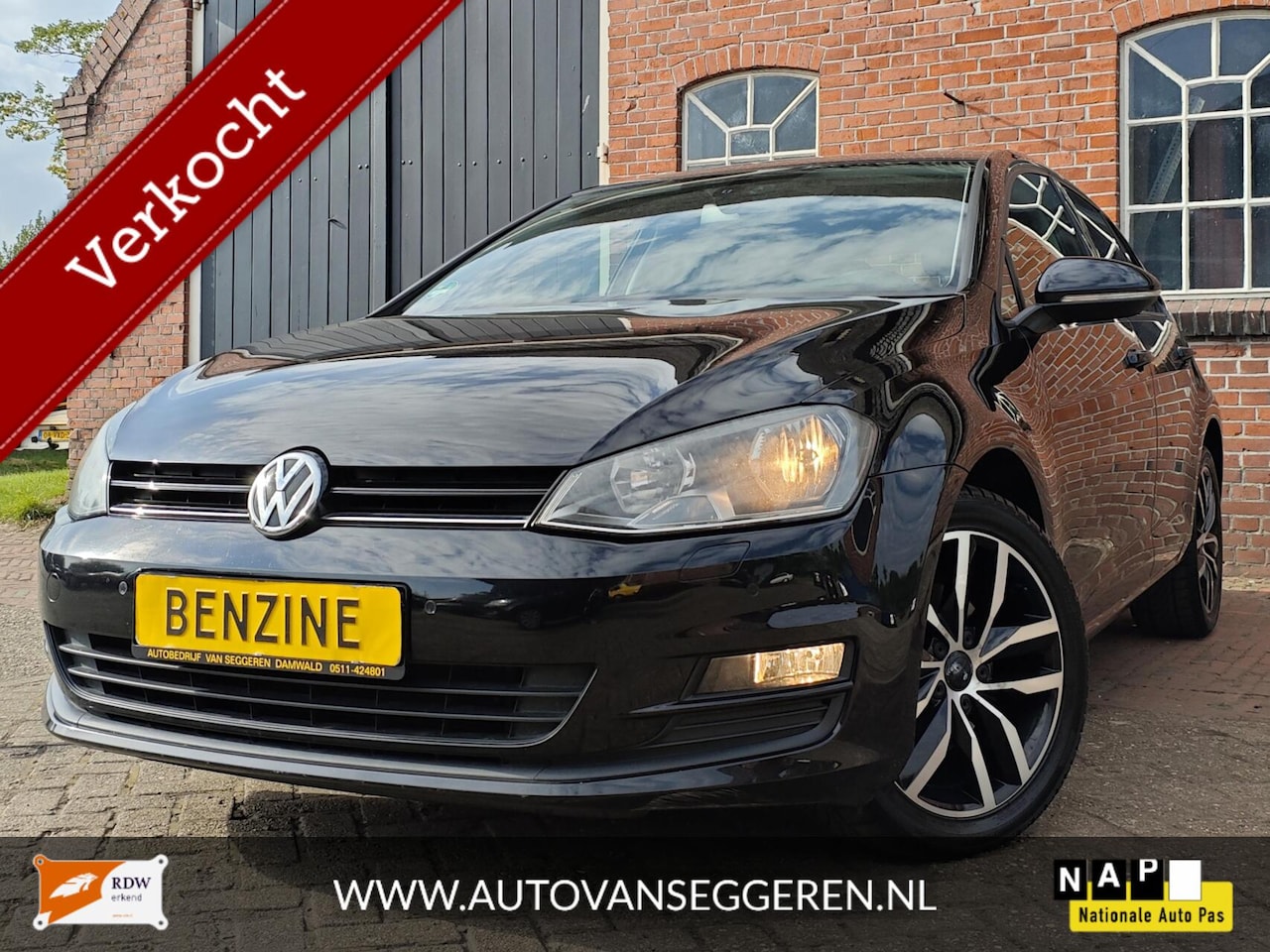 Volkswagen Golf - 1.2 TSI Comfl/6vers/cruise/clima/stoelverw/navi/garantie - AutoWereld.nl