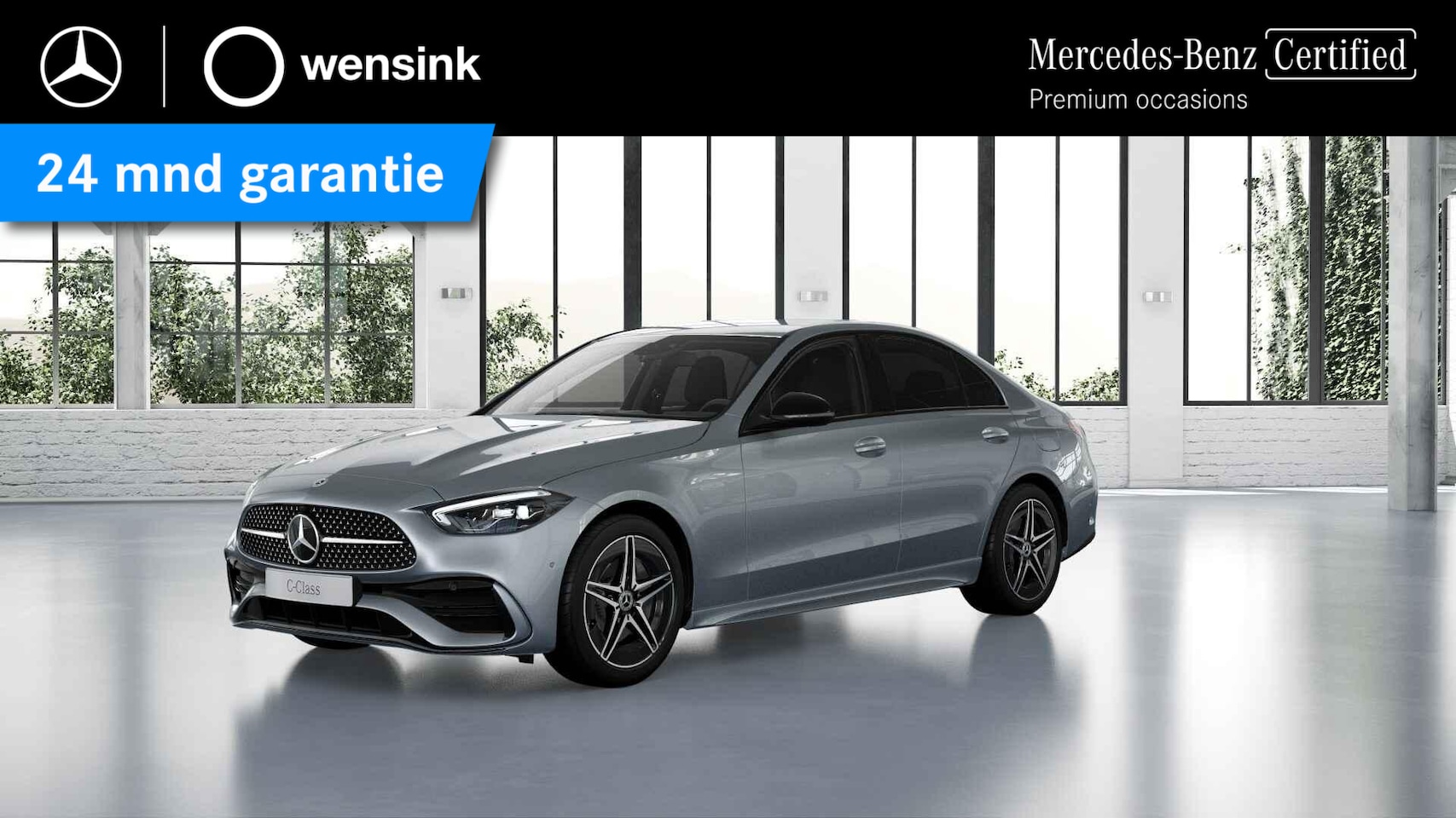 Mercedes-Benz C-klasse - 300 e AMG Line | Night | Trekhaak | Sfeerverlichting | Stoelverwarming | - AutoWereld.nl