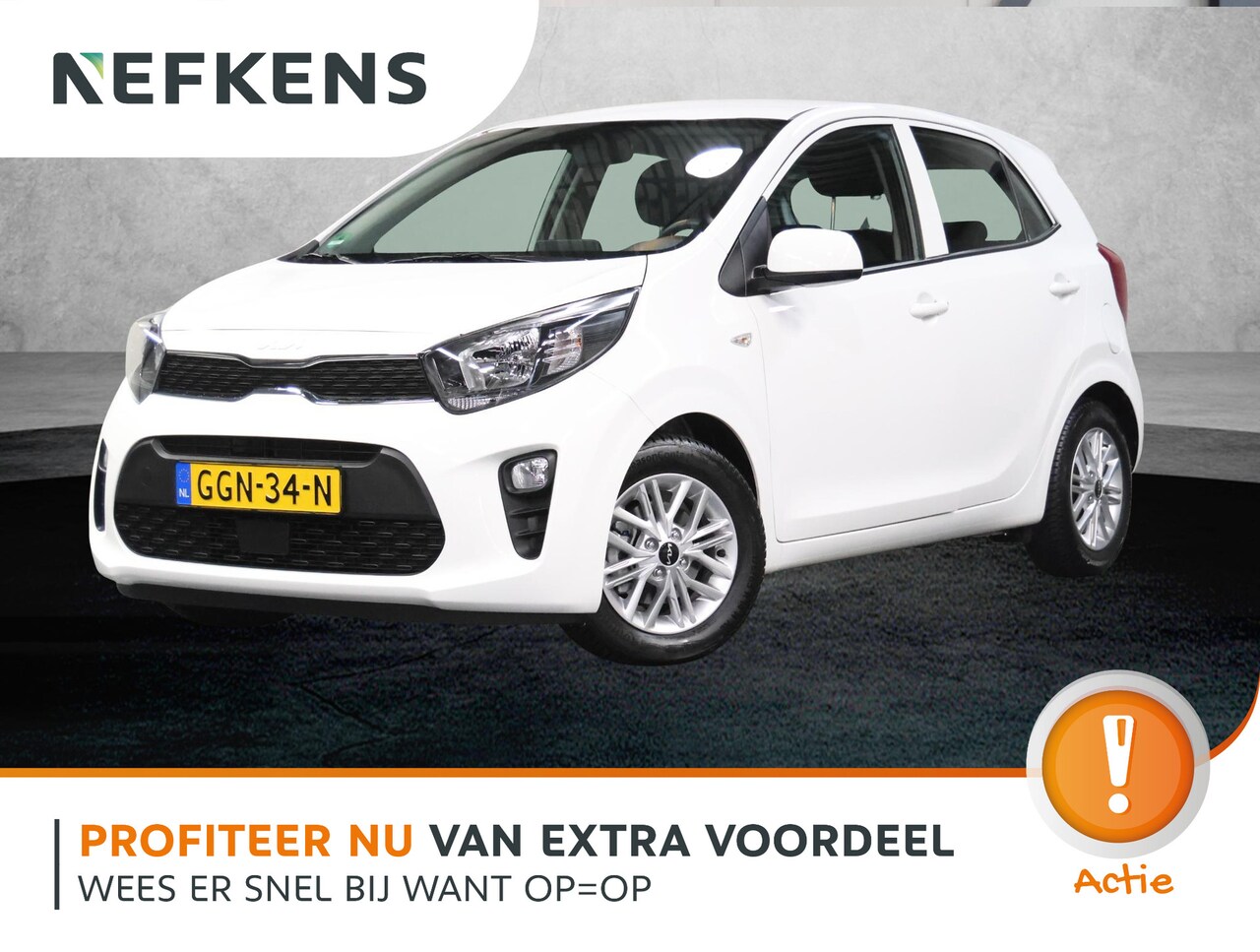 Kia Picanto - 1.0 DPi DynamicLine | 1ste eigenaar | Camera | AppleCarPlay/Android | Airco | Trekhaak | D - AutoWereld.nl