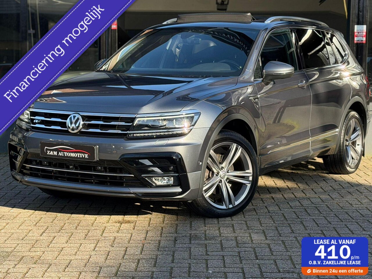 Volkswagen Tiguan Allspace - 1.5 TSI R-Line 7p. Pano*Led*Vir*Leder - AutoWereld.nl