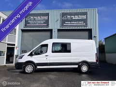 Ford Transit - 350 2.0 TDCI Euro 6 L3H2 Ambiente Dubbele Cabine Navi Airco Ceuise control Trekhaak