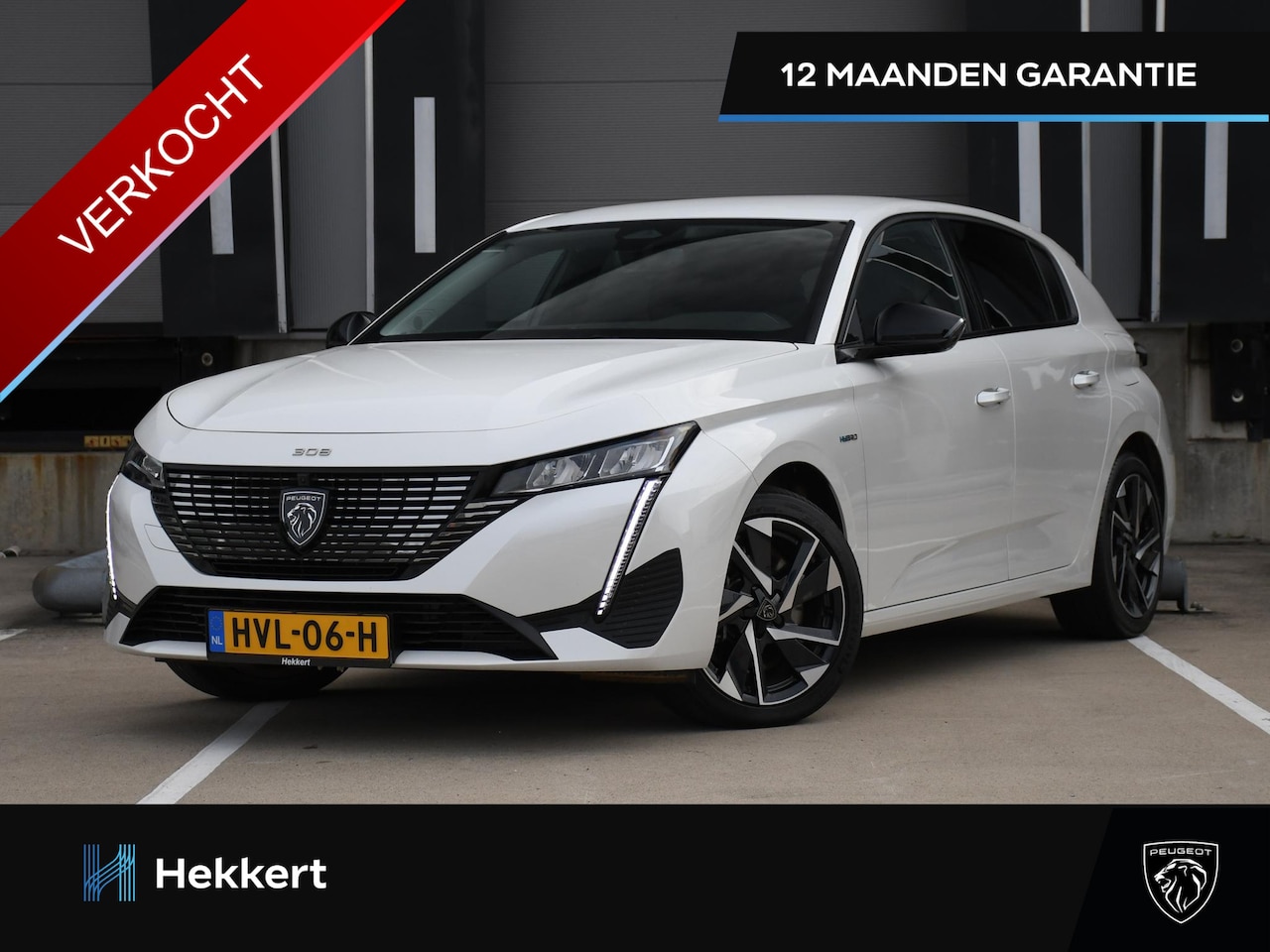 Peugeot 308 - Allure Pack Business 1.6 HYbrid 180pk Automaat ADAPT. CRUISE | 360° CAM. | DODE HOEK | 17' - AutoWereld.nl