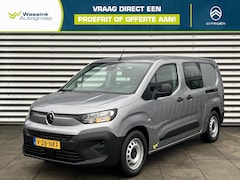 Citroën ë-Berlingo - 136 Flex Crewcab L2 50 kWh Dubbel Cabine | Cruise Control | Navigatie | Parkeersensoren