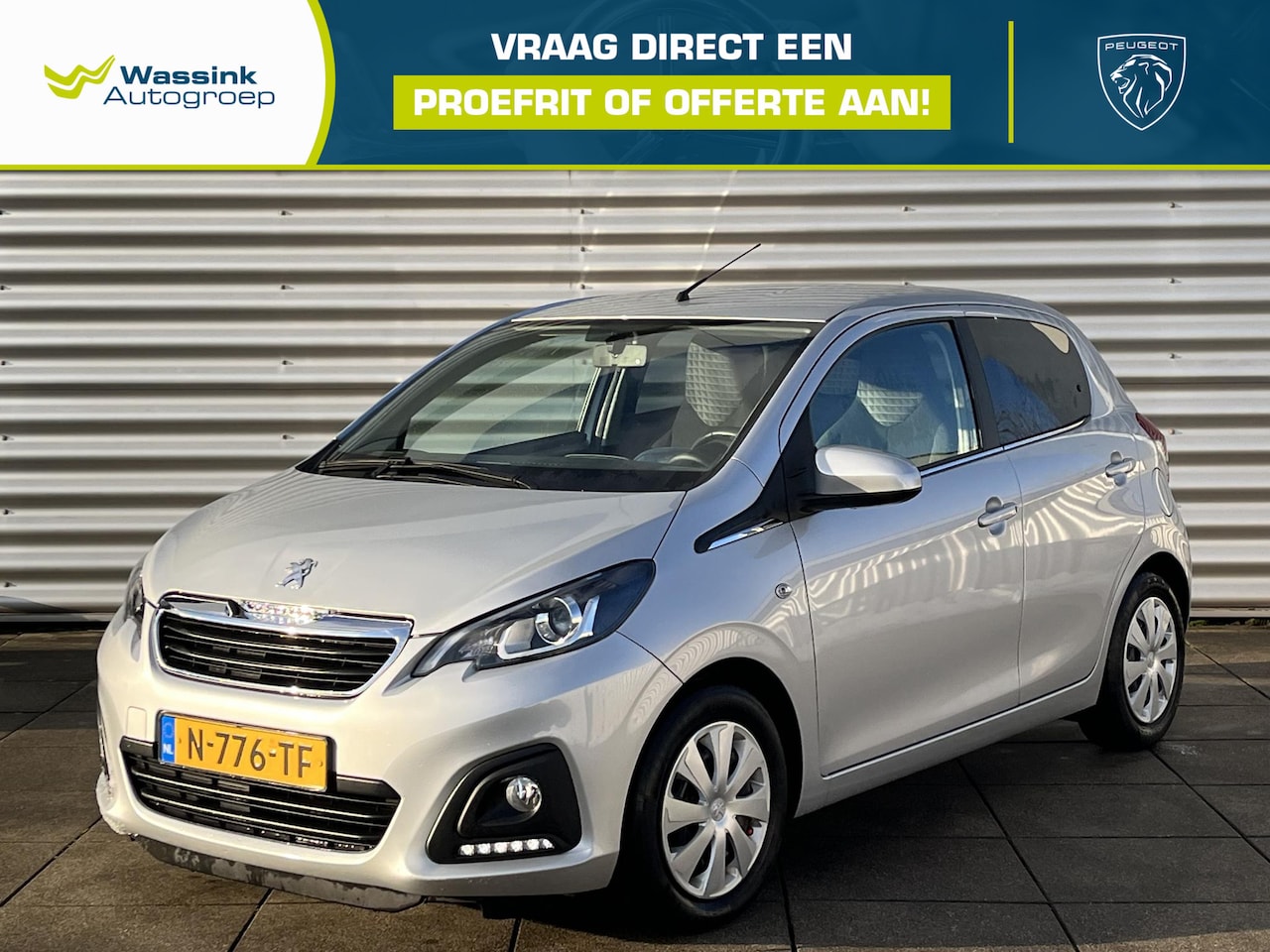 Peugeot 108 - 1.0 e-VTi Active | Airco | Bluetooth | Lage KM Stand | NL Auto - AutoWereld.nl