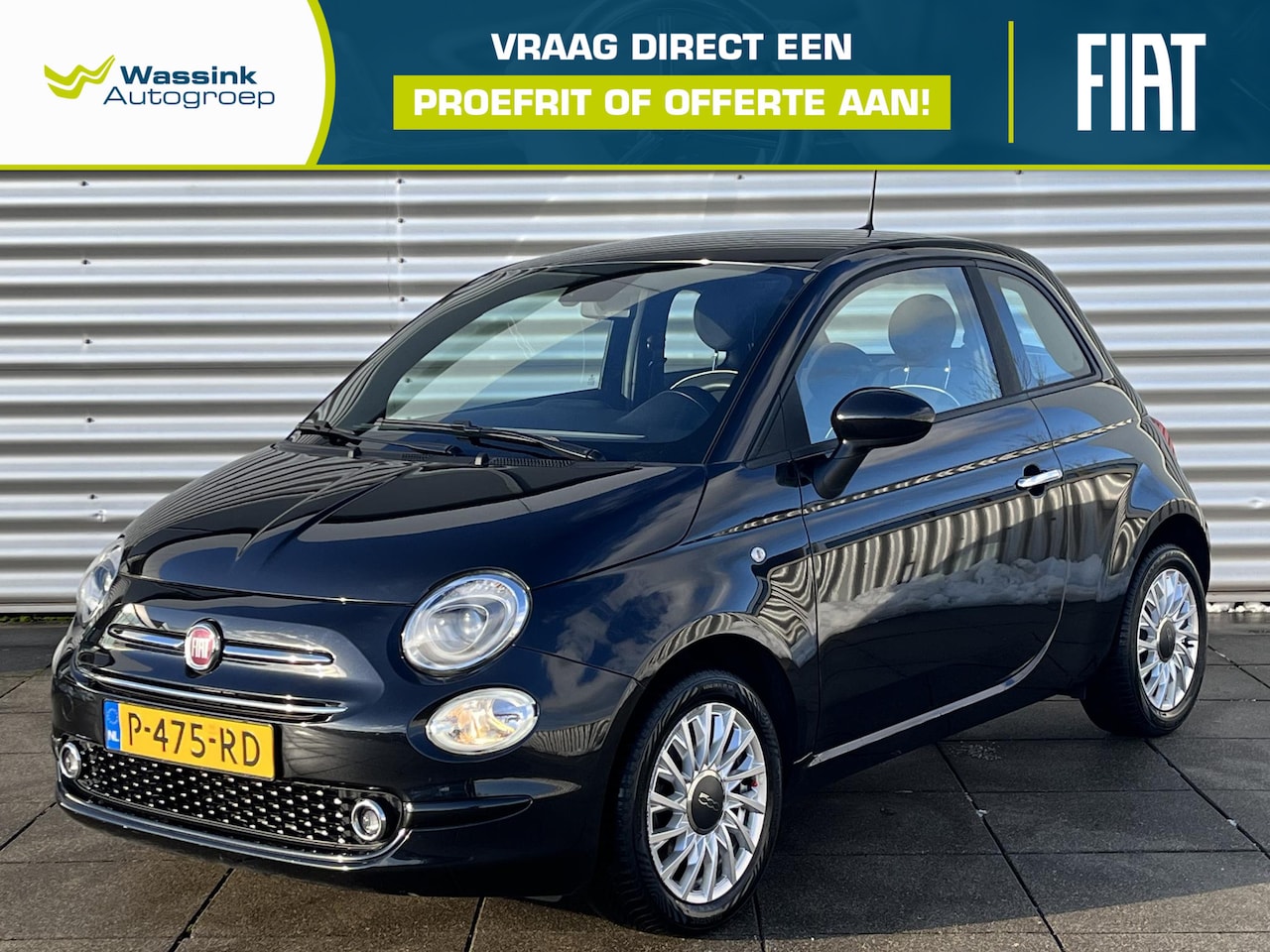 Fiat 500 - 1.0 Hybrid Launch Edition | Cruise Control | Climate Control | Navigatie | Parkeersensoren - AutoWereld.nl