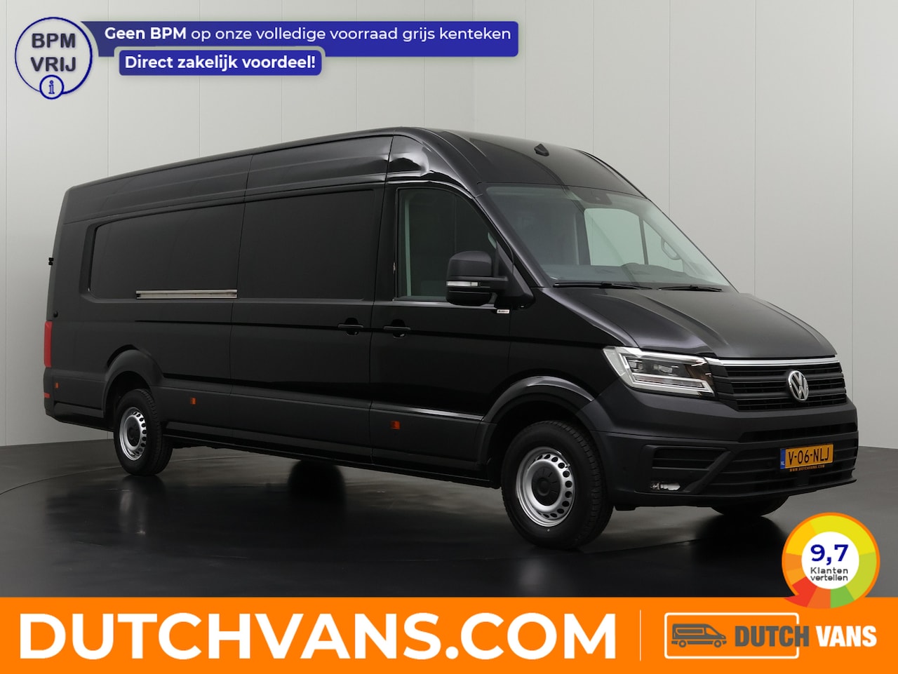 Volkswagen Crafter - 2.0TDI 177PK DSG Automaat L5H3 XXL | Led | Navigatie | Camera | 3-Zits | Betimmering - AutoWereld.nl