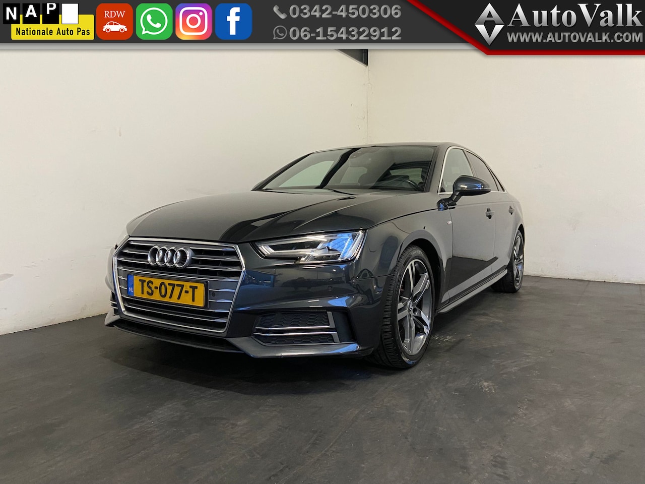 Audi A4 Limousine - 1.4 TFSI Sport S line edition - AutoWereld.nl