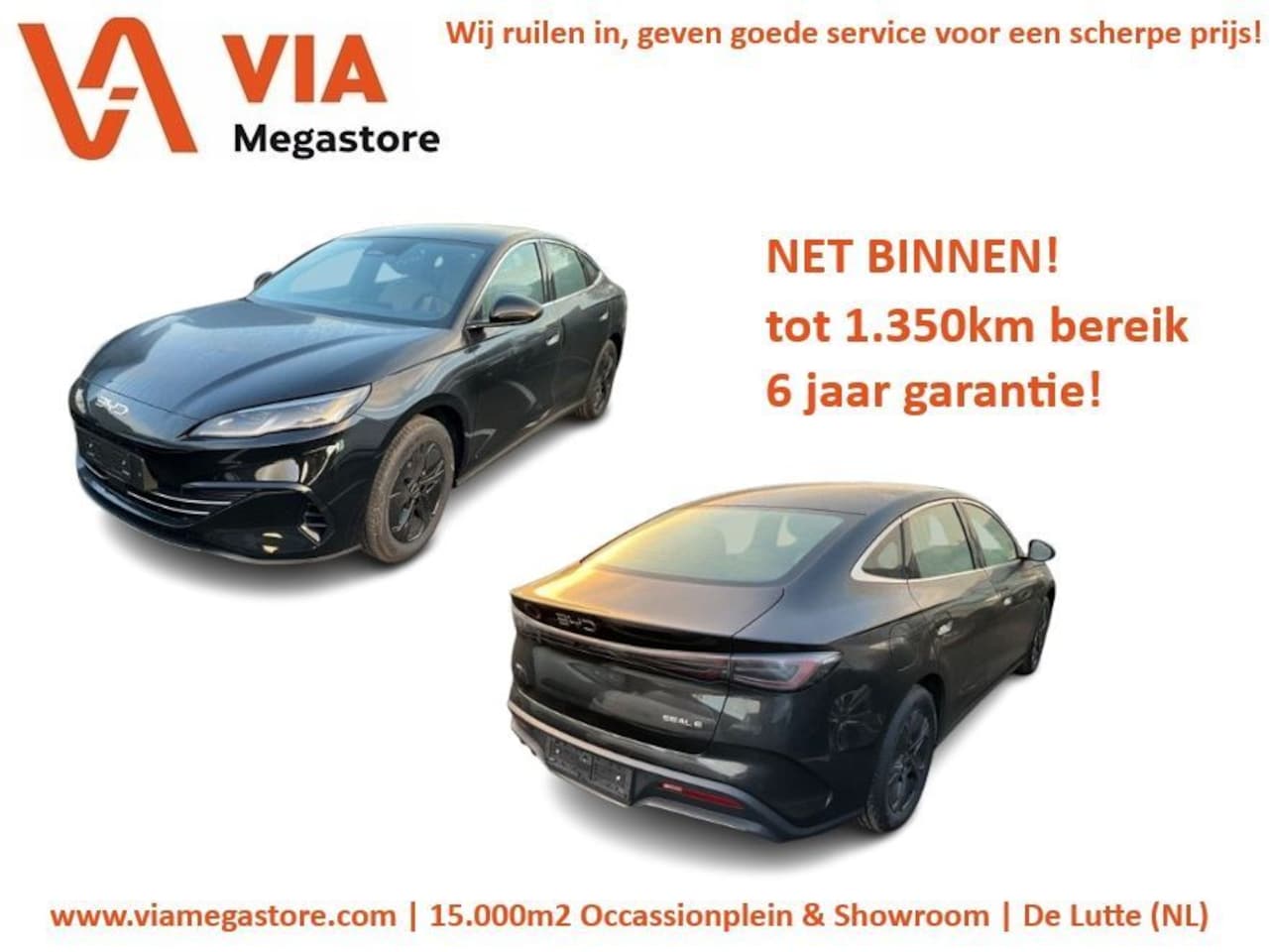 BYD SEAL 6 - 1.5 DM-i Sedan BOOST | ACC | Keyless | tot 1350km bereik | 6 jaar garantie - AutoWereld.nl