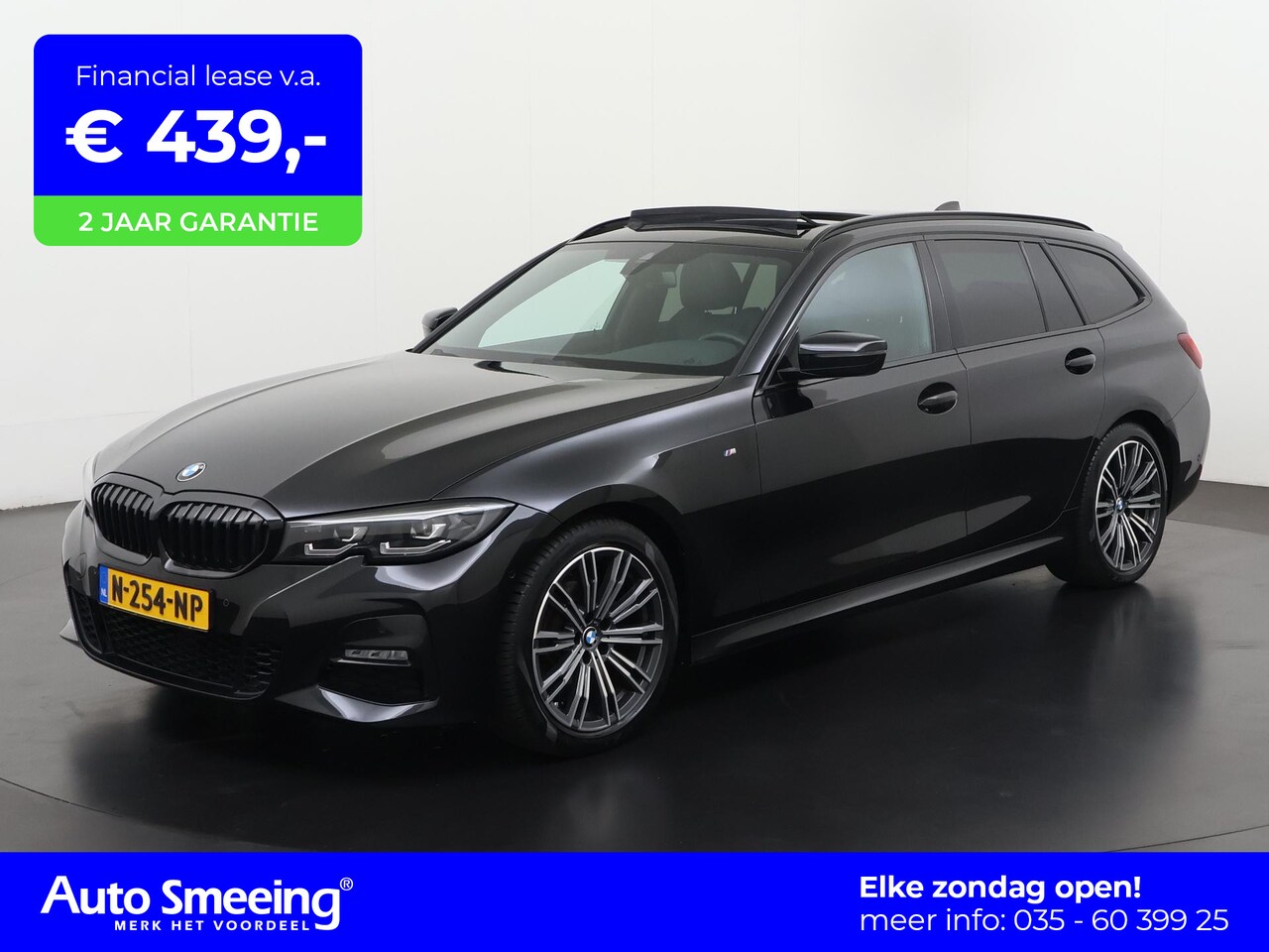 BMW 3-serie Touring - 318i M Sport Shadow | Panoramadak | Trekhaak | Camera | Zondag Open! - AutoWereld.nl