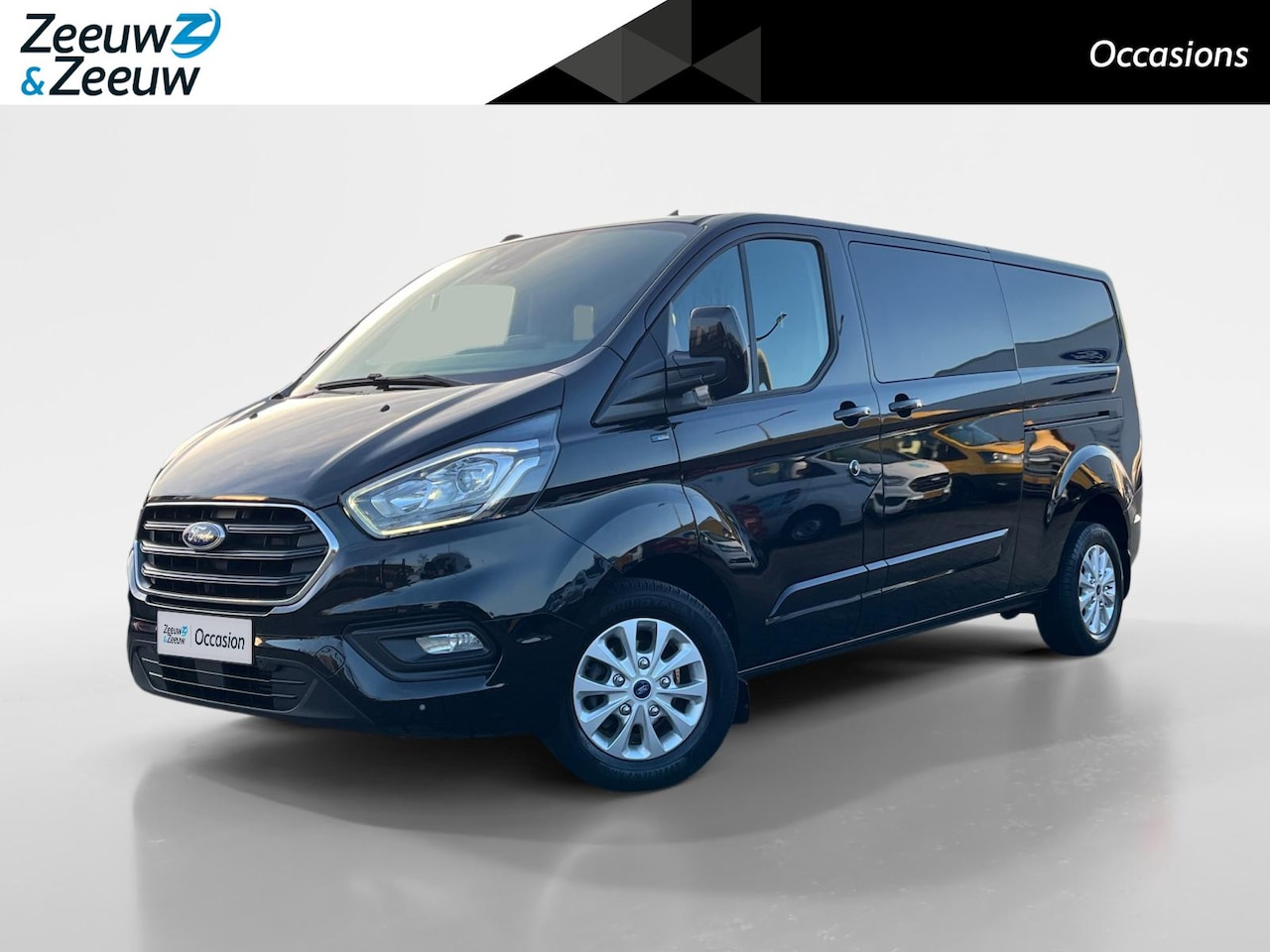 Ford Transit Custom - 300 2.0 TDCI L2H1 Limited DC 130 pk Automaat | 5 persoons dubbele cabine | Trekhaak | Acht - AutoWereld.nl