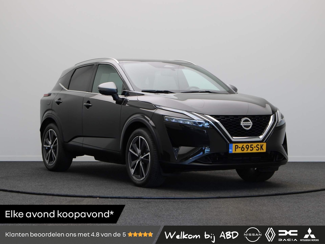 Nissan Qashqai - 1.3 MHEV Tekna | Two tone interieur | Elektrische achterklep | Stoel, stuur en voorruit ve - AutoWereld.nl