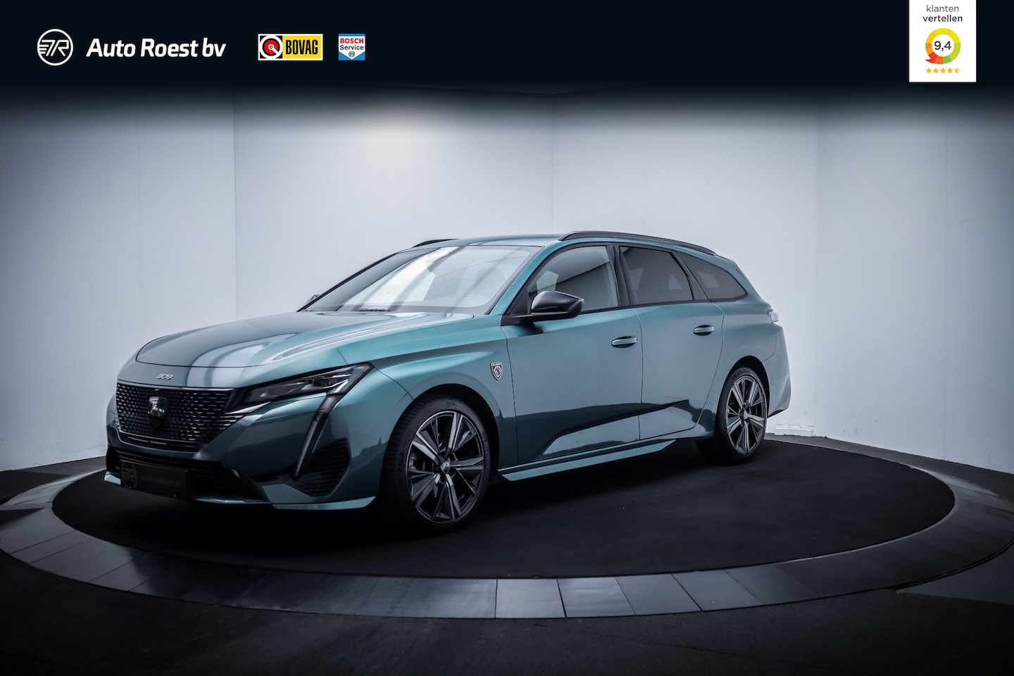 Peugeot 308 SW - 1.2T Aut. GT-Pack MATRIX LED | 360 CAM | ACC | STOELVERW | DAB | NAVI | CLIMA | PDC V+A | - AutoWereld.nl