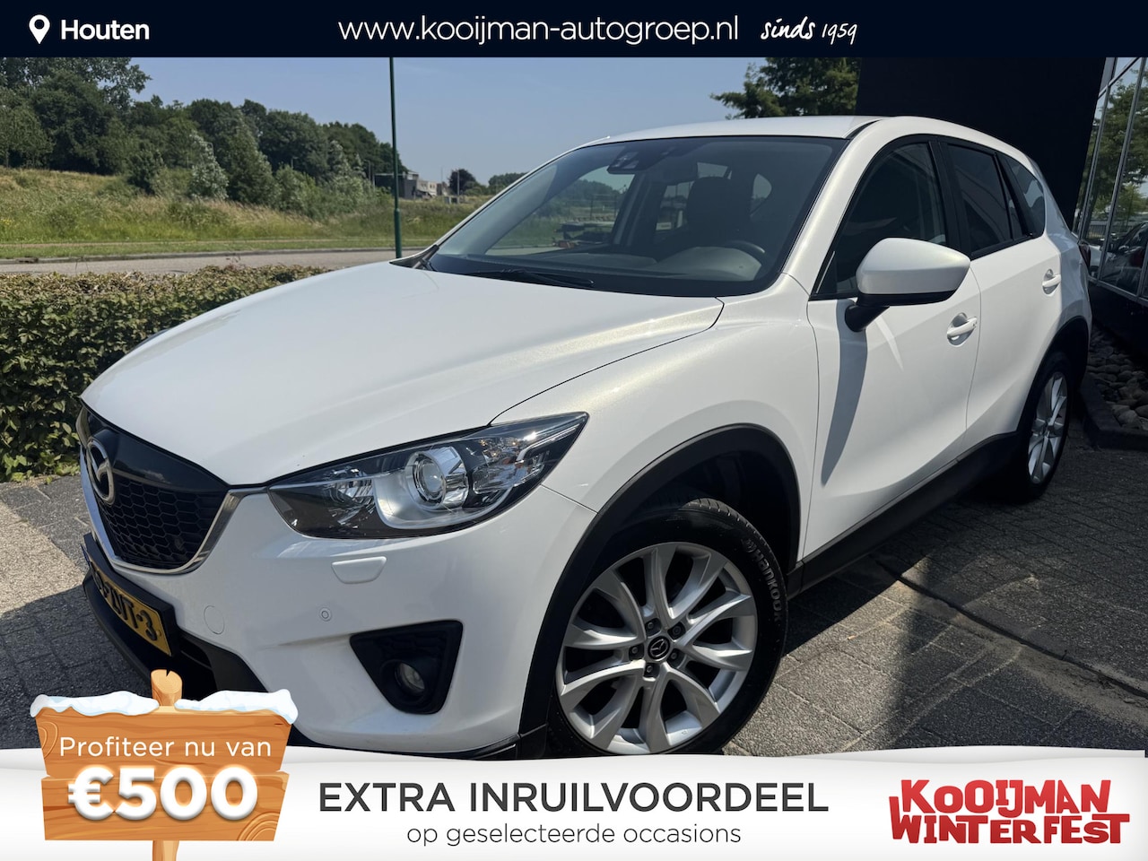 Mazda CX-5 - 2.0 GT-M 4WD Eerste eigenaar, Lederen Bekleding, Mazda dealer onderhouden, Voorstoelen ver - AutoWereld.nl