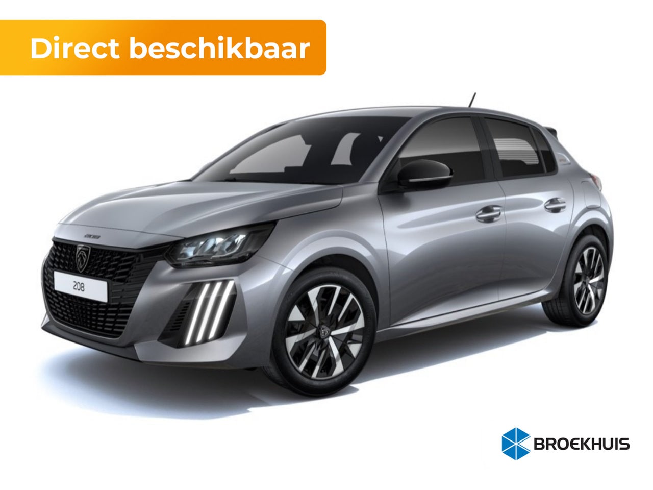 Peugeot 208 - Style | Dashboard en deurpanelen in kunststof met carboneffect | Ecoled koplampen | Elektr - AutoWereld.nl