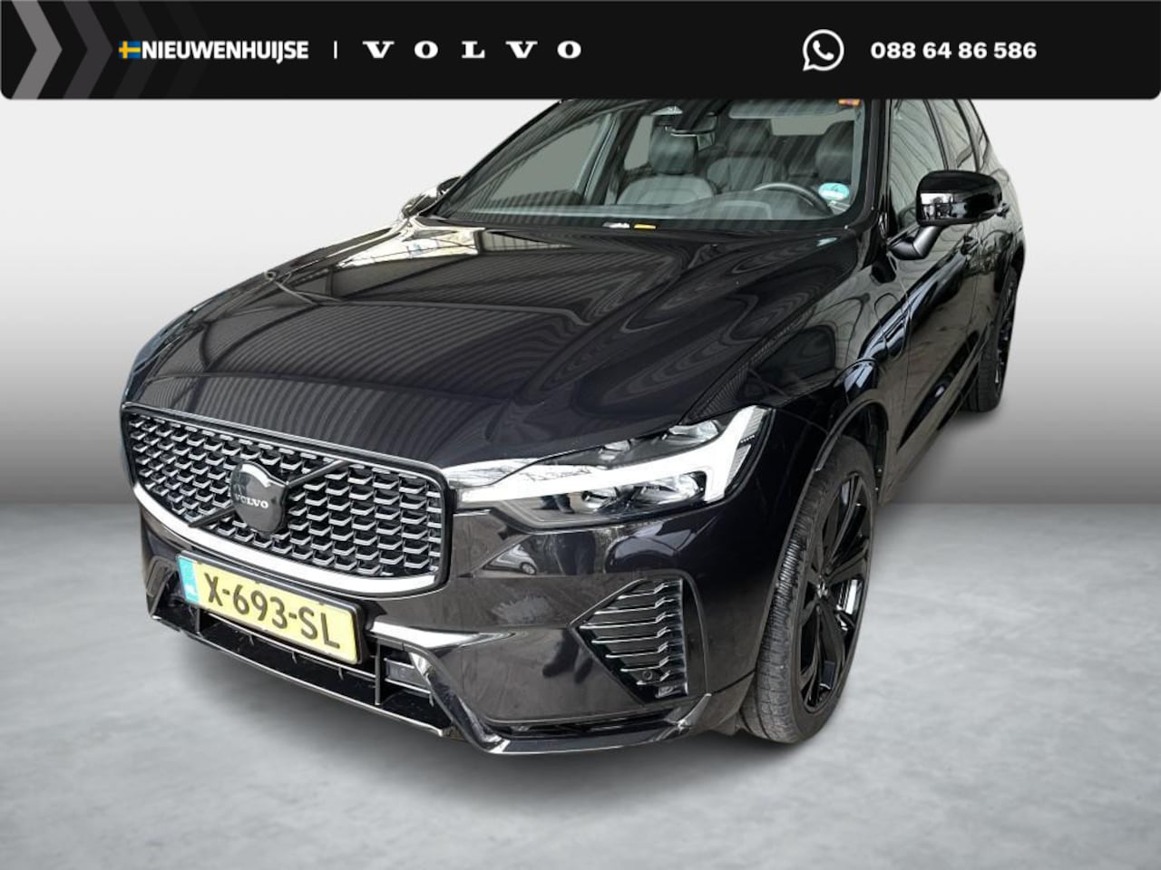 Volvo XC60 - 2.0 T6 Plug-in hybrid AWD Plus Black Edition | Adaptieve Cruise Control | Panoramadak | St - AutoWereld.nl