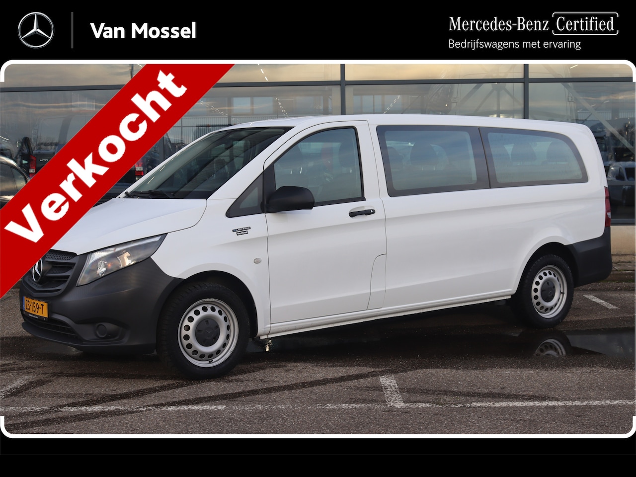Mercedes-Benz eVito Tourer - L3 41 kW | 9-PERSOONS 2-2-3/AIRCO/CAMERA | Certified - AutoWereld.nl