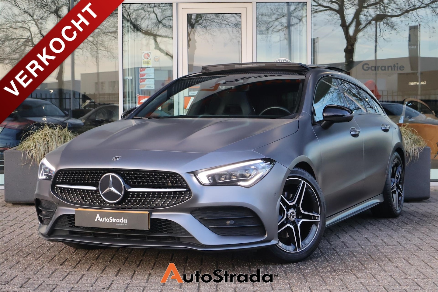 Mercedes-Benz CLA-klasse Shooting Brake - 180 AMG-Line 136pk | Memory | Sfeer | Pano | Cruise | Climate | Camera | Multibeam | Trekh - AutoWereld.nl