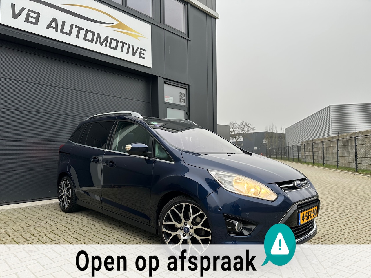 Ford Grand C-Max - 1.0 Titanium | PANO | CRUISE | CAMERA | DISTRIBUTIE V.V | STOEL.VW | LEER - AutoWereld.nl