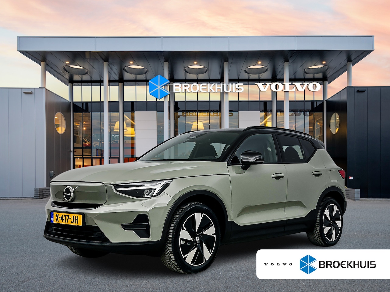 Volvo XC40 - Single Motor Extended Range Plus 82 kWh | 19" Allseason | Leder/Nubuck | Trekhaak | Getint - AutoWereld.nl