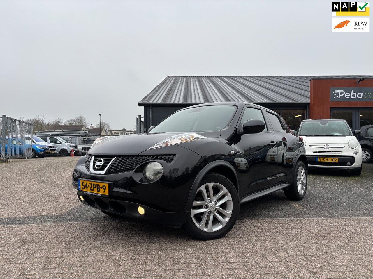 Nissan Juke - 1.6 Tekna*Leer*Navigatie*Lichtmetaal*Pdc!!! - AutoWereld.nl