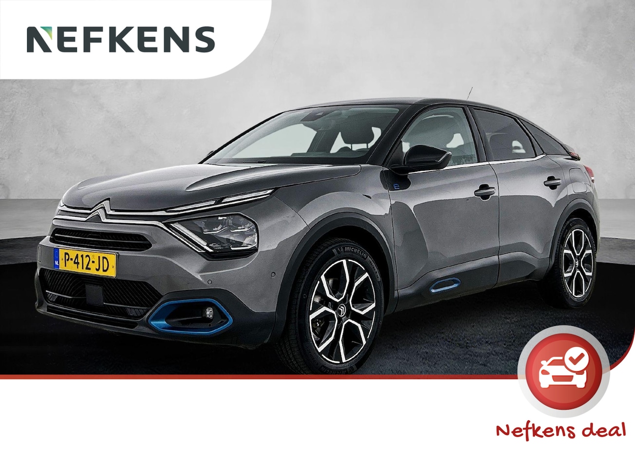 Citroën Ë-C4 - EV Shine 50 kWh 136pk | Accu SOH 90,6% | Navigatie | Achteruitrijcamera | Half Lederen com - AutoWereld.nl