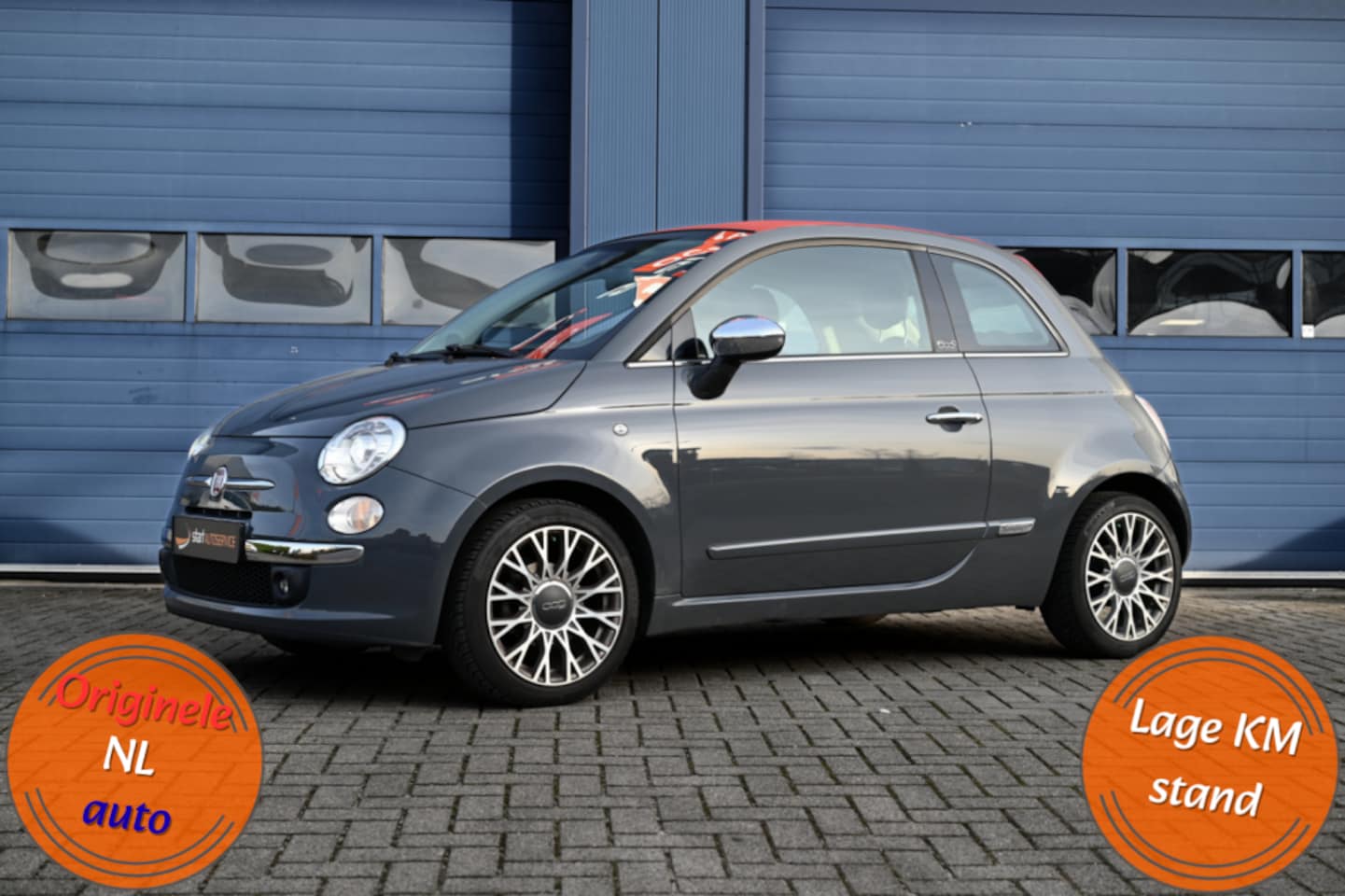 Fiat 500 C - 1.2 Lounge Cabriolet Leer Org NL - AutoWereld.nl