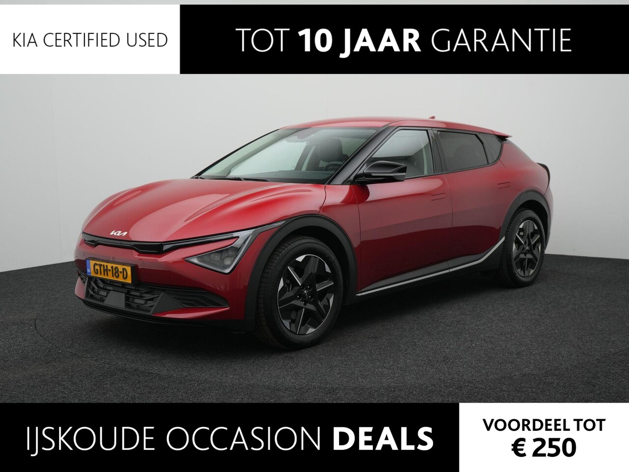 Kia EV6 - Light Edition 63 kWh | Led | Stoel/Stuurverwarming | Leder | NIEUW TYPE | - AutoWereld.nl