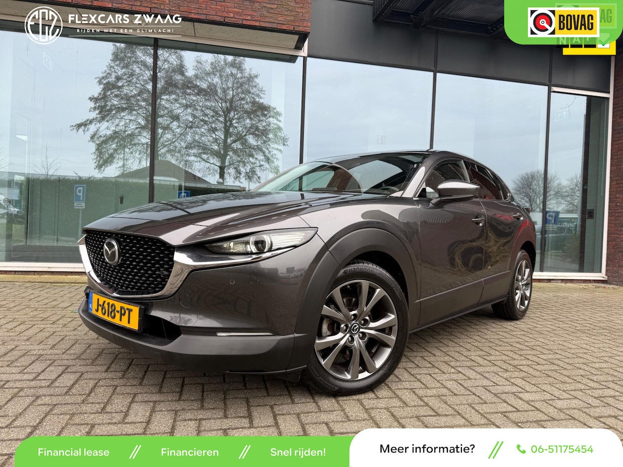 Mazda CX-30 - 2.0 e-SkyActiv-X M Hybrid Luxury - Automaat - Navi - Leder - Org.NL - AutoWereld.nl