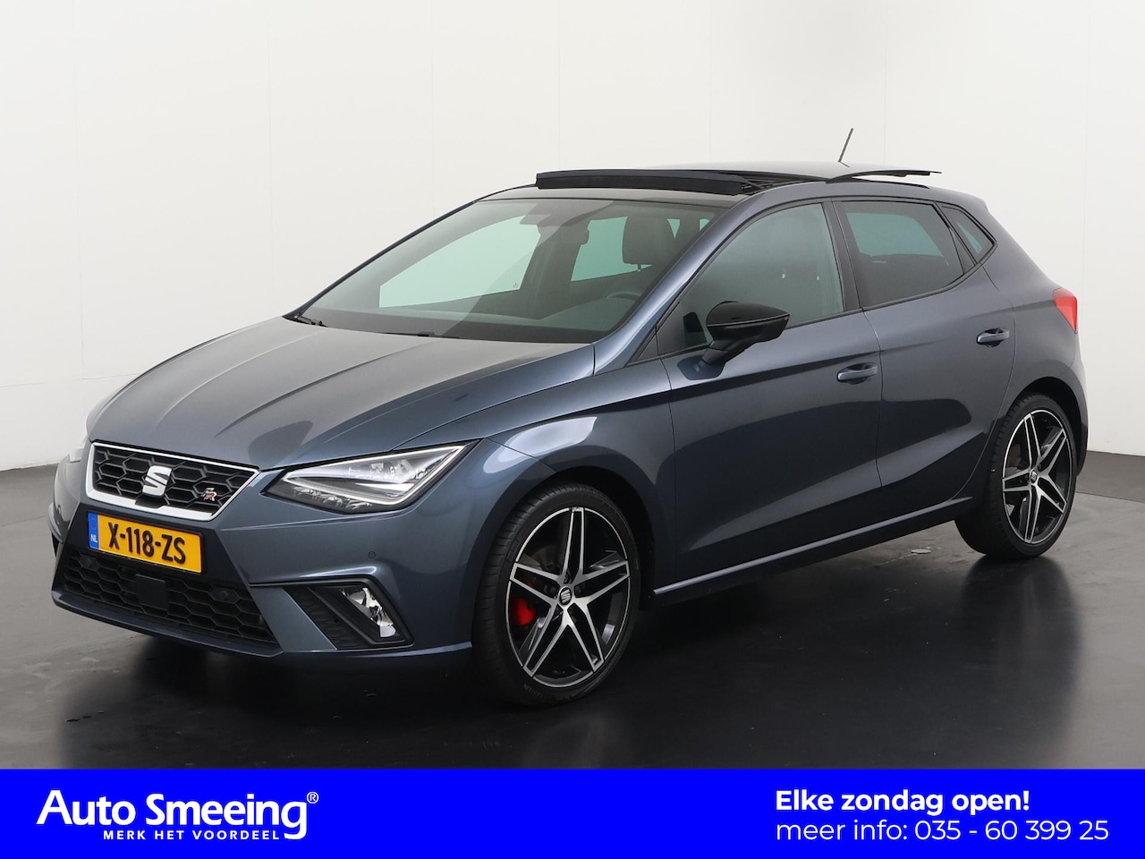 SEAT Ibiza - 1.0 TSI FR Business Intense Plus | Panoramadak | Adaptief Cruise | Stoelverwarming | Zonda - AutoWereld.nl