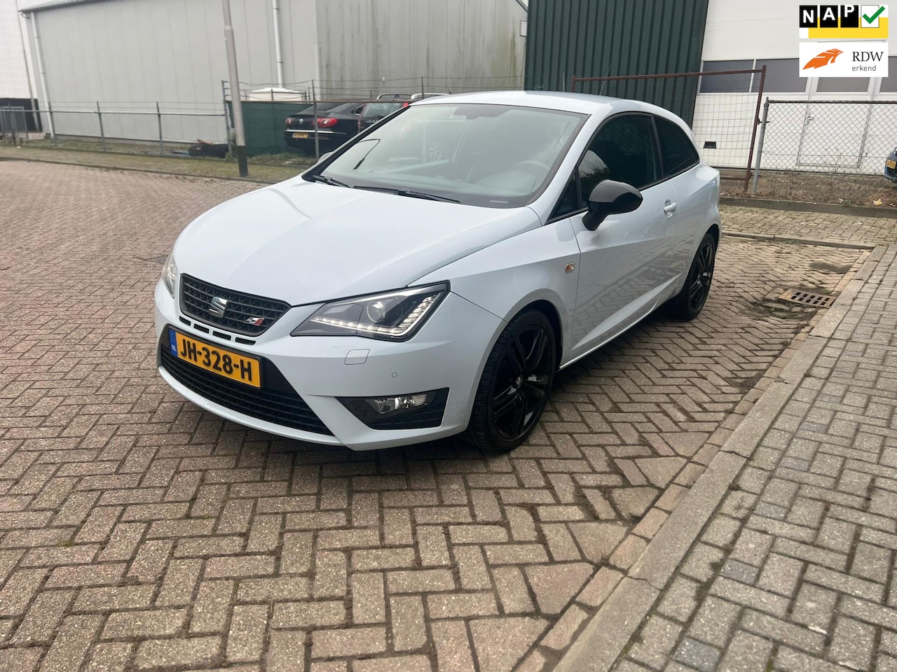 SEAT Ibiza SC - 1.8 TSI Cupra Half Leder Cruise Navi Airco Stoel Verwarming Pdc Voor En Achter Bom Volle a - AutoWereld.nl