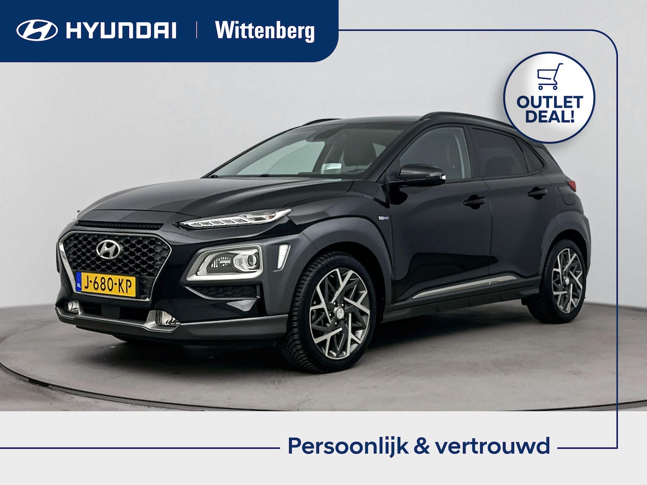 Hyundai Kona - 1.6 GDI HEV Premium Sky | Nu 19399,- !! | Schuifdak | Leer | Trekhaak | El. bed. stoelen | - AutoWereld.nl