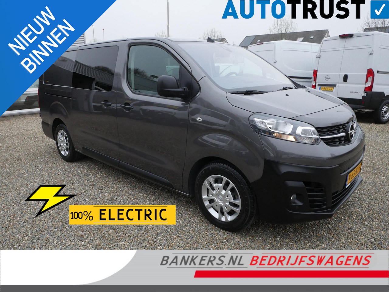 Opel Vivaro-e - L3, Dubbel Cabine, 75 kWh, Airco - AutoWereld.nl