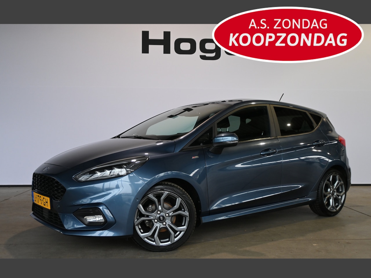 Ford Fiesta - 1.0 EcoBoost ST-Line X Led Navigatie Stuur/Stoelverwarming Carplay Rijklaarprijs Inruil Mo - AutoWereld.nl