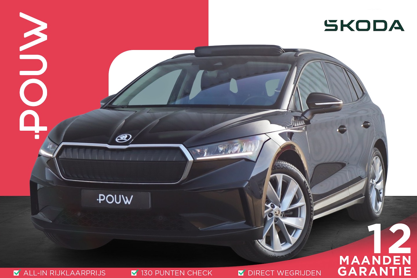 Skoda Enyaq iV - 60 180pk | SoH 94% | Panoramadak | Stoelverwarming V+A - AutoWereld.nl