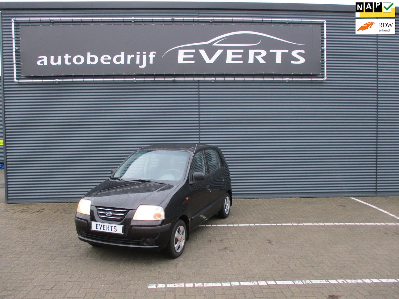 Hyundai Atos - 1.1i Active Cool airco Apk 05-01-2027 elektrische pakket zeer nette goed rijdende zuinige - AutoWereld.nl