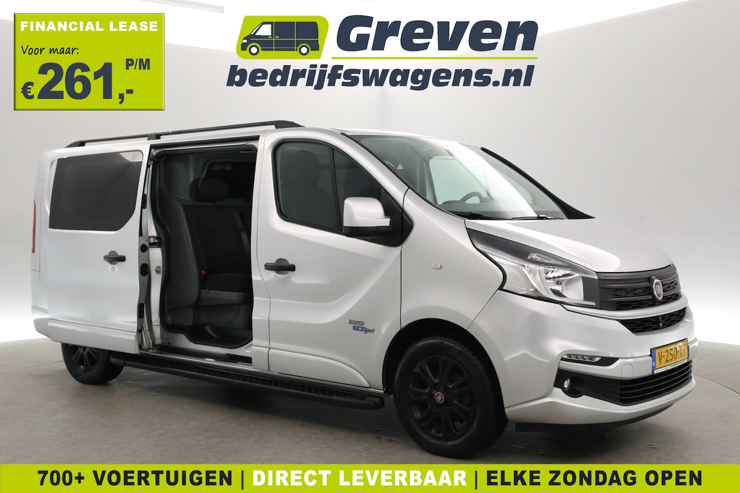 Fiat Talento - 1.6 MJ EcoJet L2H1 | Dubbele Cabine | Airco | Camera | Cruise | Trekh. | Navi | Parkeersen - AutoWereld.nl