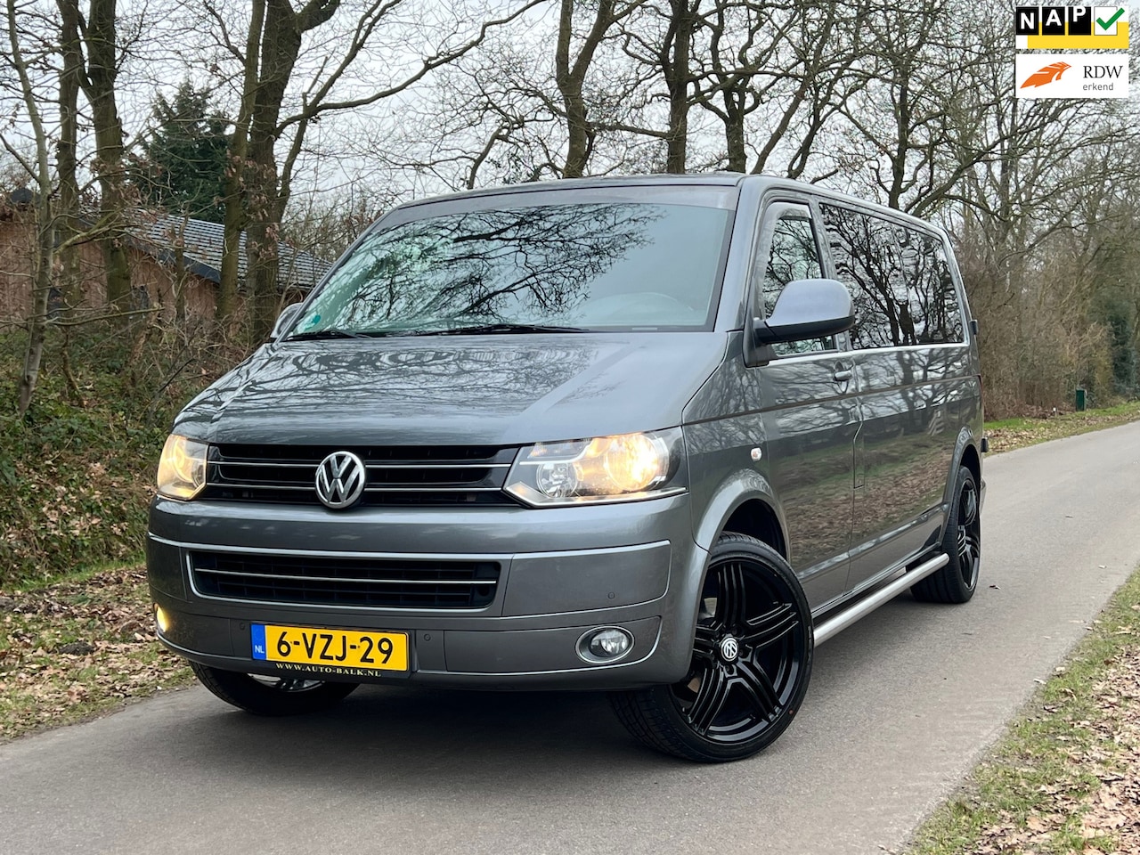 Volkswagen Transporter - 2.0 TDI L2H1 DC | 60-Jarhe + DSG + Leder + Navi Nu € 14.975,-!!! - AutoWereld.nl