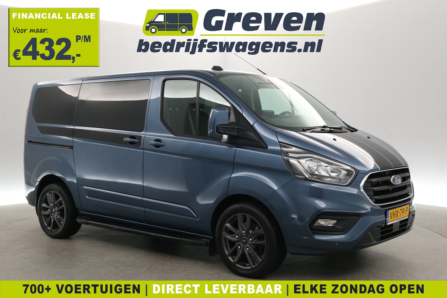 Ford Transit Custom - 2.0 TDCI L1H1 Limited | 170PK | Aut. | Airco | Cruise | Camera | Carplay | 3-Zits | Trekh. - AutoWereld.nl