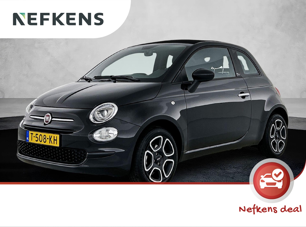 Fiat 500 C - 1.0 Hybrid Club Cabrio | 1ste eigenaar | Navigatie | Apple CarPlay & Android Auto | Parkee - AutoWereld.nl