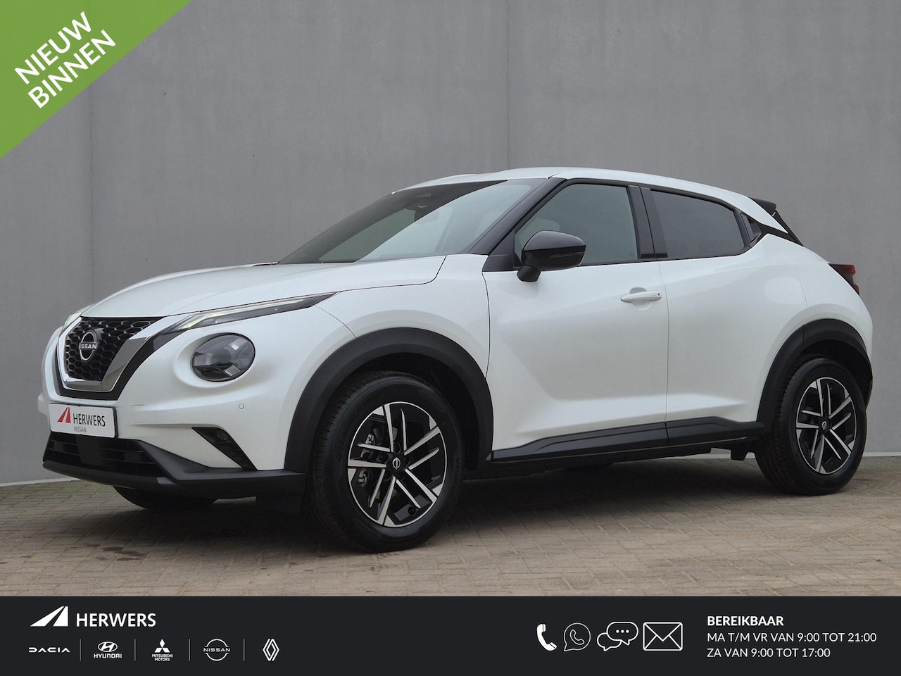 Nissan Juke - 1.0 DIG-T N-Connecta Handgeschakeld / Fabrieksgarantie tot 05-2028 / Cold Pack Light / Tre - AutoWereld.nl