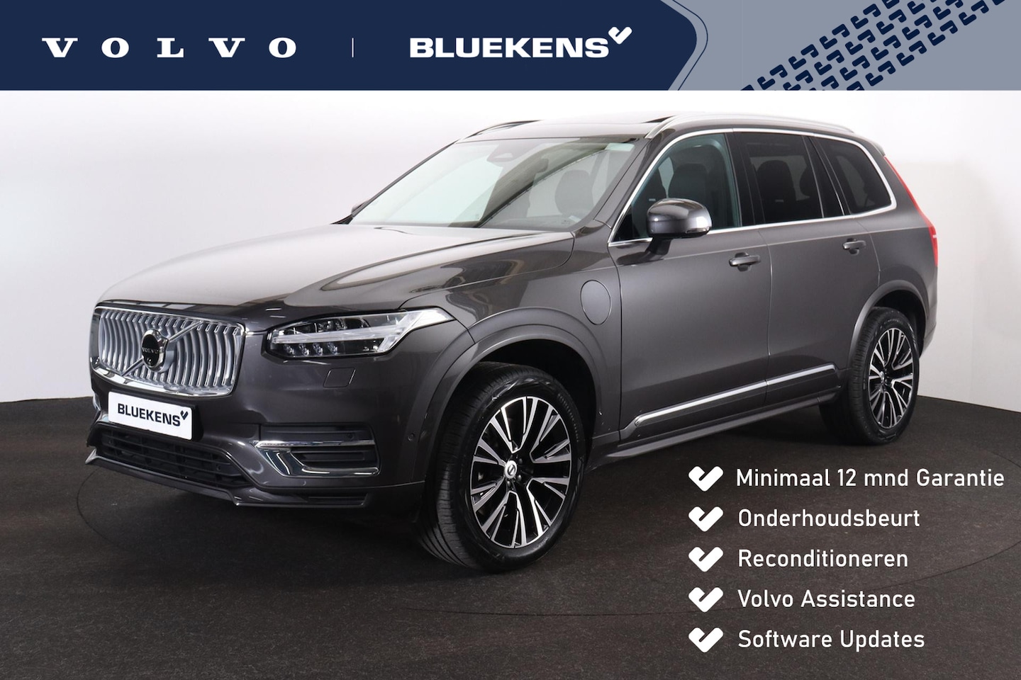 Volvo XC90 - T8 Recharge AWD Plus Bright - Panorama/schuifdak - IntelliSafe Assist & Surround - 360º Ca - AutoWereld.nl