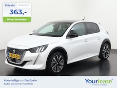 Peugeot e-208 - EV GT 350 50 kWh 3 fase | All-in 363, - Private Lease | Direct uit voorraad